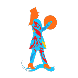 Marching Cymbal Player - Female | Splash | Colorful | v1