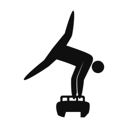 Pommel Horse - Male | Strike | Silhouette | v1