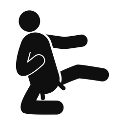 Karate - Male | Round | Silhouette | v5