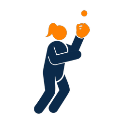 Softball Fielder - Female | Round | 2 Colored | v1