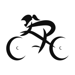 Cycling - Female | Motion | Silhouette | v1