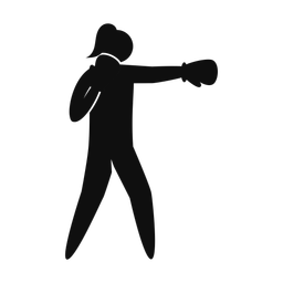Boxing - Female | Strike | Silhouette | v3