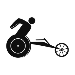 Wheelchair Racing - Male | Strike | Silhouette | v1