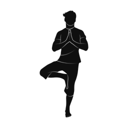 Yoga - Male | Promax | Silhouette | v2