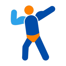 Body Building - Male | Round | 3 Colored | v3