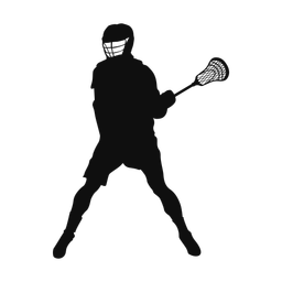 Lacrosse Player - Male | Classic | Silhouette | v3