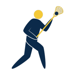 Lacrosse Player - Male | Strike | 2 Colored | v3
