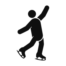 Figure Skating - Male | Round | Silhouette | v2