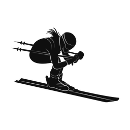 Downhill Skiing - Female | Promax | Silhouette | v1