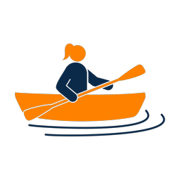 Kayak Racing - Female | Round | 2 Colored | v1