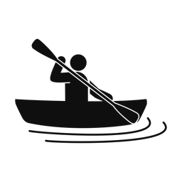 Kayak Racing - Male | Round | Silhouette | v2