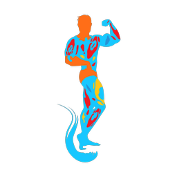 Body Building - Male | Splash | Colorful | v2
