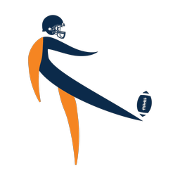 American Football Punter - Male | Motion | 2 Colored | v2