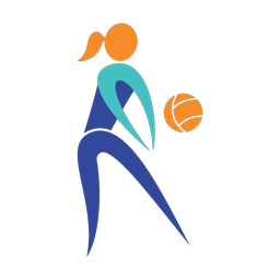 Volleyball - Female | Motion | 3 Colored | v3