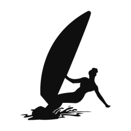 Windsurfing - Female | Classic | Silhouette | v1