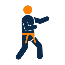 Karate - Male | Round | 2 Colored | v3