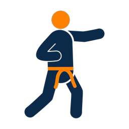 Karate - Male | Round | 2 Colored | v1