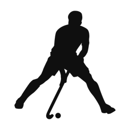 Field Hockey Player - Male | Classic | Silhouette | v1