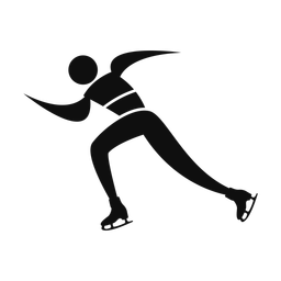 Speed Skating - Male | Motion | Silhouette | v6