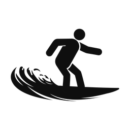 Surfing - Male | Round | Silhouette | v4