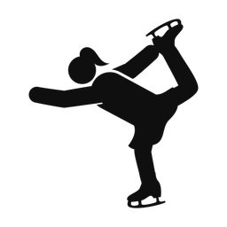 Figure Skating - Female | Round | Silhouette | v4