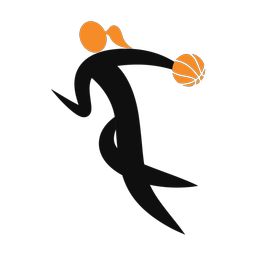Basketball - Female | Motion | 2 Colored | v4