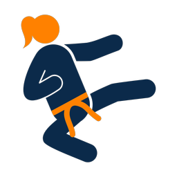 Karate - Female | Round | 2 Colored | v6