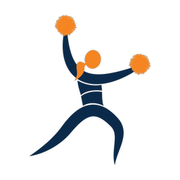Cheerleader - Female | Motion | 2 Colored | v5