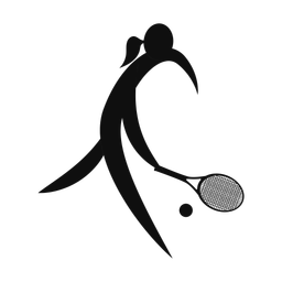 Tennis - Female | Motion | Silhouette | v1
