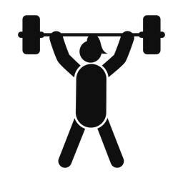 Power Lifter - Female | Round | Silhouette | v5