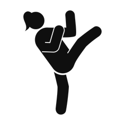 MMA - Female | Round | Silhouette | v3
