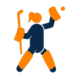 Field Hockey Goalie - Female | Round | 2 Colored | v1