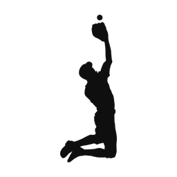 Baseball Fielder - Male | Classic | Silhouette | v1