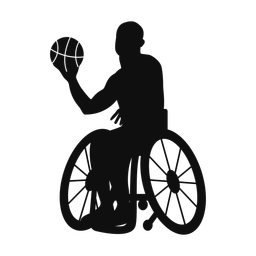 Wheelchair Basketball - Male | Classic | Silhouette | v1