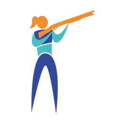 Skeet Shooting - Female | Motion | 3 Colored | v1