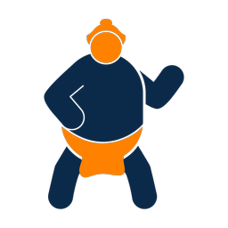 Sumo Wrestling - Male | Round | 2 Colored | v2