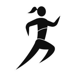 Running - Female | Motion | Silhouette | v4