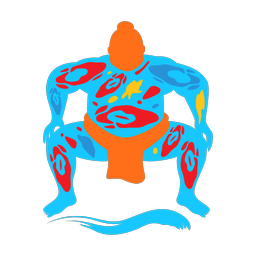 Sumo Wrestling - Male | Splash | Colorful | v5