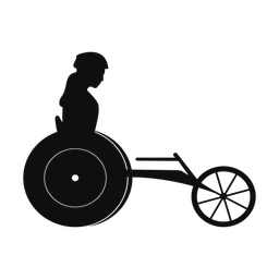 Wheelchair Racing - Female | Classic | Silhouette | v1
