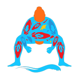 Sumo Wrestling - Male | Splash | Colorful | v6