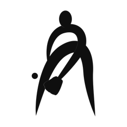 Baseball Fielder - Male | Motion | Silhouette | v2