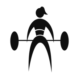 Power Lifter - Female | Motion | Silhouette | v4