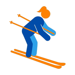 Downhill Skiing - Female | Round | 3 Colored | v1