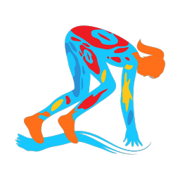 Running - Female | Splash | Colorful | v3