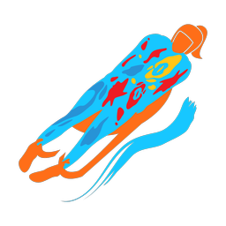 Luge - Female | Splash | Colorful | v1