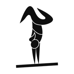 Balance Beam - Female | Motion | Silhouette | v5