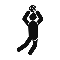 Volleyball - Female | Round | Silhouette | v5