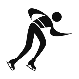Speed Skating - Male | Motion | Silhouette | v5