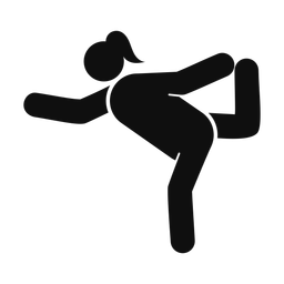 Yoga - Female | Round | Silhouette | v4