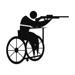 Para Shooting - Male | Motion | Silhouette | v1